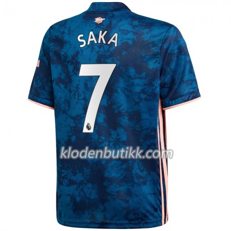 Arsenal Saka 7 Tredje Fotballdrakt 2020-2021 Kortermet